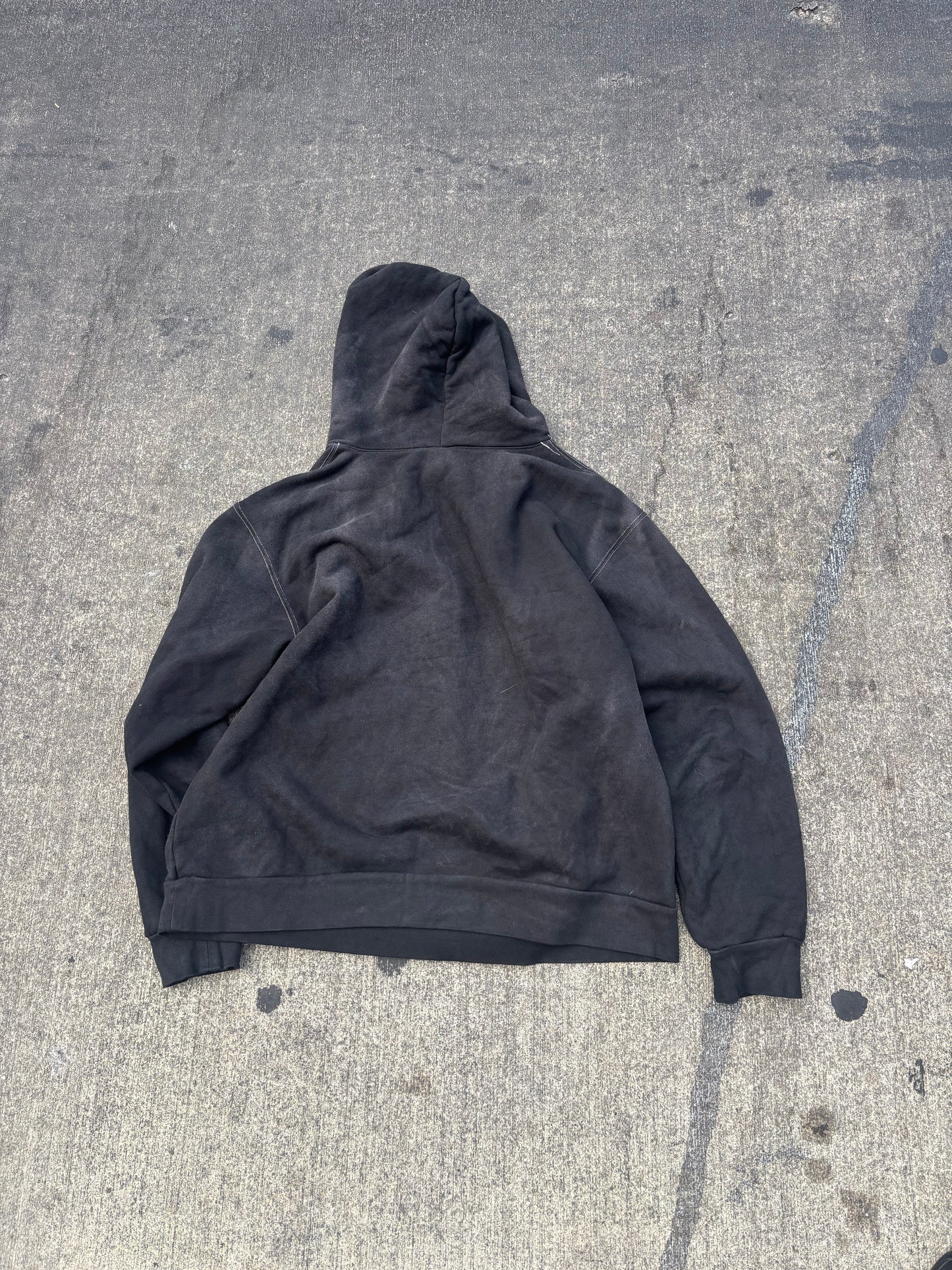 black metal anthracite hoodie
