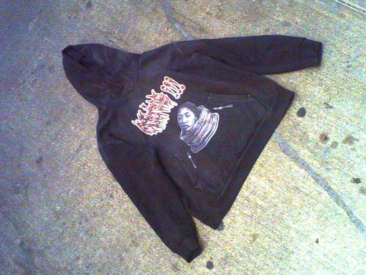 black metal anthracite hoodie
